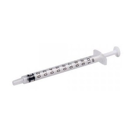 Needle-free syringes 1 ml tuberculin, concentric luer slip - mdss01se - pack of 100 pcs.