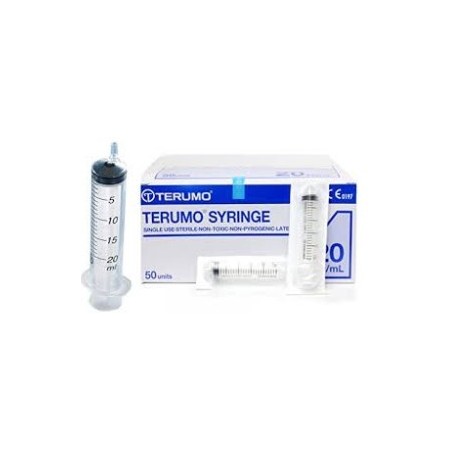 Strzykawki bezigłowe terumo 20 ml - mimośrodowe złącze luer slip - mdss20ese - sterylne - opakowanie 50 szt.