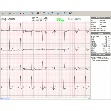 Euro ecg bt12 juhtmevaba pc-ekg elektrokardiograaf