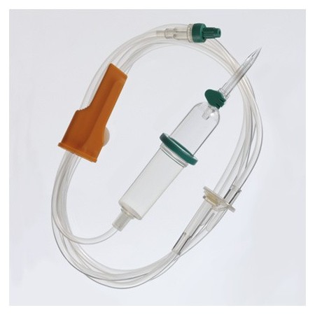 Set de perfuzie b.braun intrafix safeset 220 cm cu punct de injecție - 10 buc.