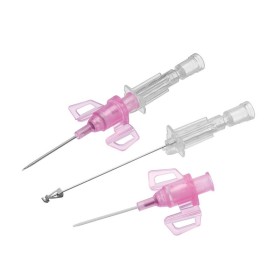 Aghi cannula 1 via B.Braun Introcan Safety 3 24Gx19mm Giallo, con alette, in PUR - 50 pz.