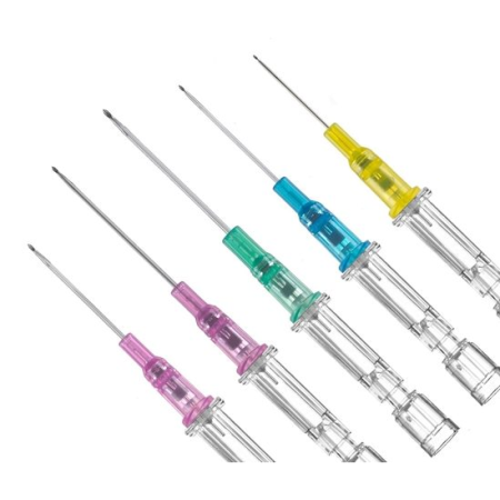 B.Braun Introcan 1-way cannula needles 18Gx32mm Green, without fins, in FEP - 50 pcs.