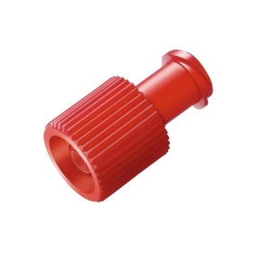 Luer Lock B. Braun Combi End Cap - Red - 100 pcs.