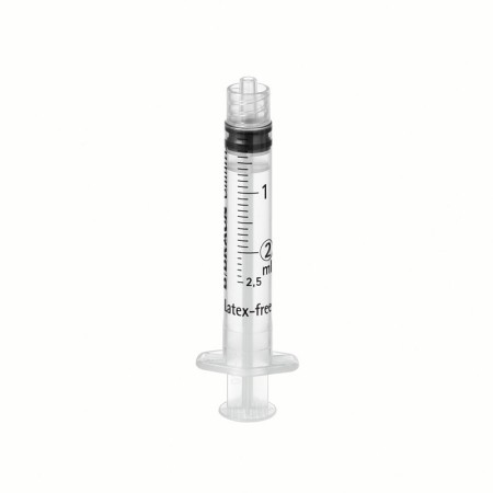 Seringue b.braun omnifix 2 ml luer lock - 100 pièces.