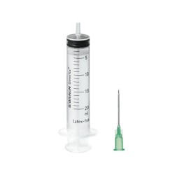 B.Braun Omnifix fecskendő 20 ml Central Luer - Tű 21Gx40mm - 100 db.