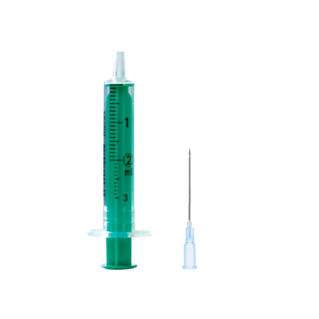 B.Braun Injekt Syringe 3 ml central luer - Needle 23Gx30mm - 100 pcs.