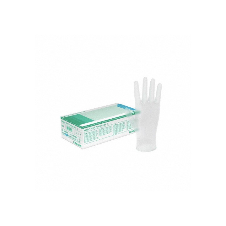 Vasco Vinyl Powder-free puderfria vinylhandskar - XL - 100 st.