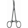 Aesculap susi jednorazowy zakrzywiony hemostat halsted - 12,5 cm - 10 szt.
