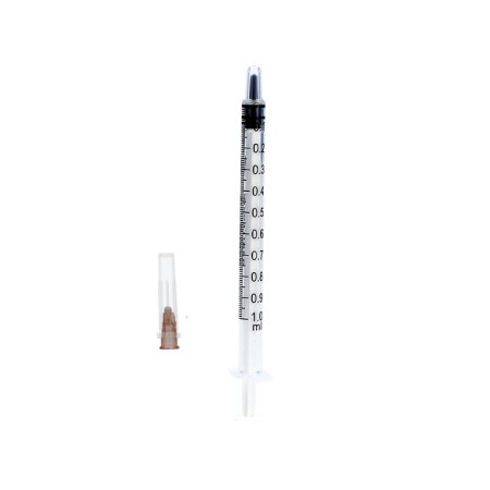 Seringue à tuberculine 1 ml dicoTUBER avec cône Luer central - 100 pcs.