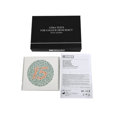 Color perception gima test - 15 plates - adult new numbers