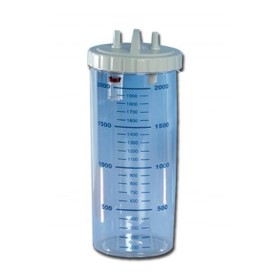 Vaso 2 litri con coperchio - autoclavabile a 134°c