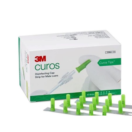 Curos Stopper Disinfectant Caps for Male Luer, CM5-200R - 200 pcs.