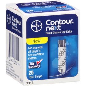 Bandelettes de test Contour NEXT - 25 bandelettes