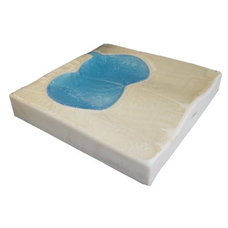 Kompositkissen mit anatomischer basis mit self-modelling gel-fluids 41x41 cm