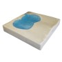 Composite cushion with anatomical base with self-modelling gel-fluids 45x45 cm
