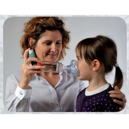 Fisiochamber vision plus spacer - pandamasker 3-6 jaar