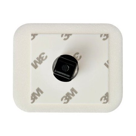 Wegwerpelektroden voor ECG Red Dot 2228BA 33x37 mm met adapter voor 4mm banaan (bajonet) - FOAM - volwassenen - 40 stuks.