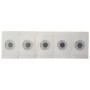 Disposable ecg electrodes f9047/4f 28x44 mm 4mm banana adapter (bayonet) - foam - adults - 50 pcs.