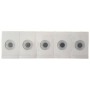 Électrodes jetables pour ECG F9047/4F 28x44 mm adaptateur banane 4mm (baïonnette) - MOUSSE - adultes - 50 pcs.