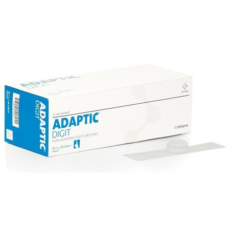 Adaptic digit mad023 niet-klevend siliconenverband, 2,8 cm, groot - 10 stuks.