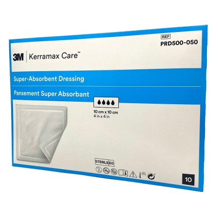 Kerramax Care PRD500-050 Opatrunek superchłonny, 10x10 cm, 10 szt.