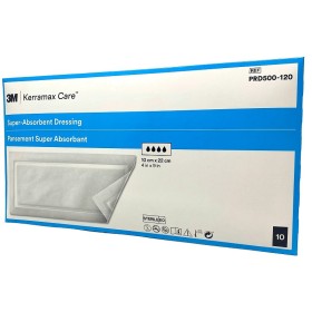 Kerramax Care PRD500-120 Super absorpční obvaz, 10x22 cm, 10 ks.