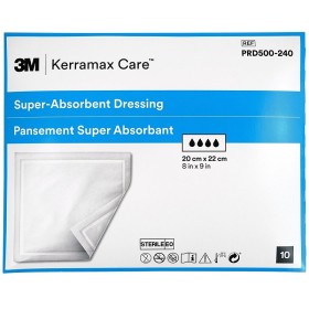 Kerramax Care PRD500-240 Super absorpční obvaz, 20x22 cm, 10 ks.