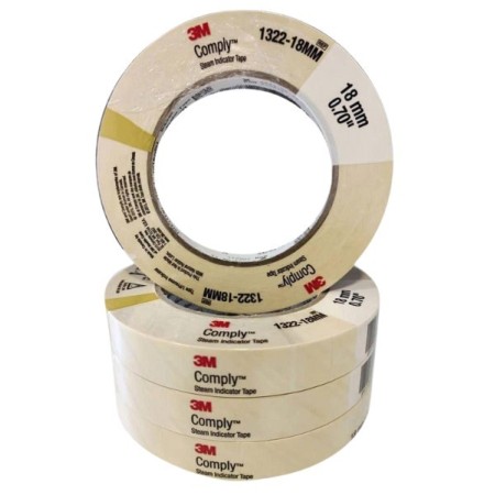 Comply 3m 1322 bleifreies dampfdruckanzeigeband 18 mm - 28 stück.