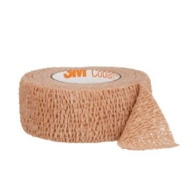 Self-Adhesive Elastic Bandage, 3M Coban 1581, 2.5 cm x 4.57 m - 30 rolls