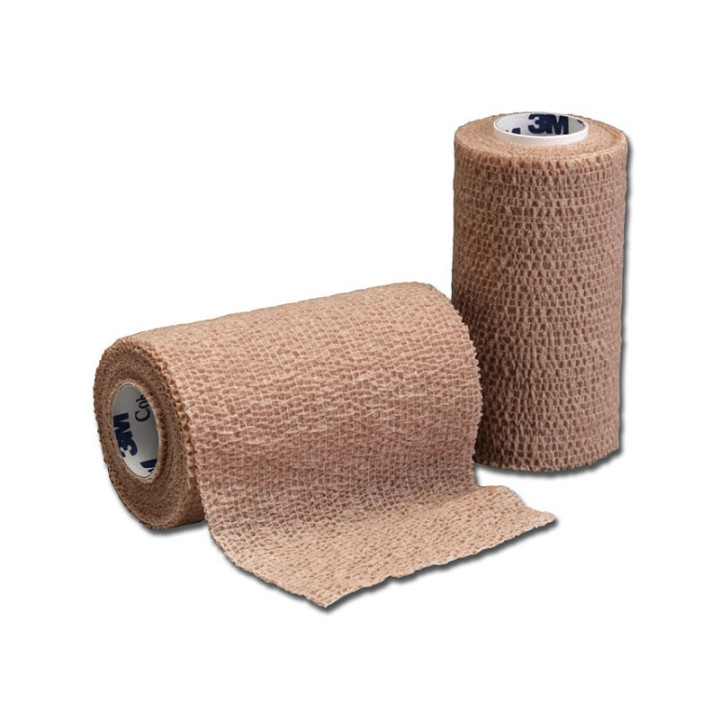 Bandagem elástica autoaderente 3M Coban 1584, 10 cm x 4,57 m - 18 rolos