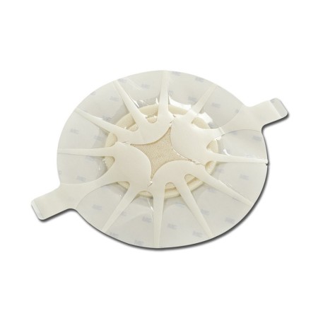 Tegaderm espuma adesiva - curativo adesivo de espuma de poliuretano, 90619 - com formato anatômico para calcanhares e cotovelos 