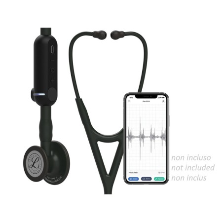 3m littmann stetoscopio core digital - 8490 - nero