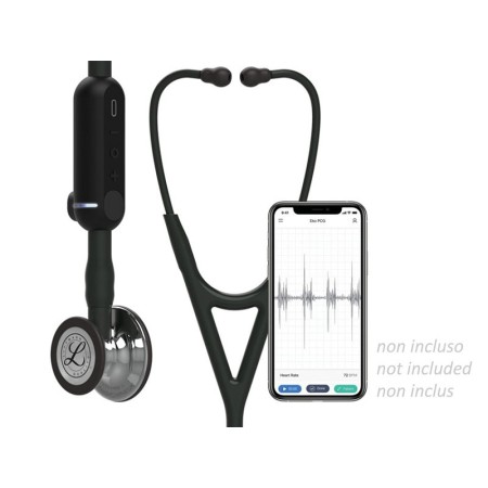Digitální stetoskop littmann jádro 3m - 8869 - černý - zrcadlový povrch