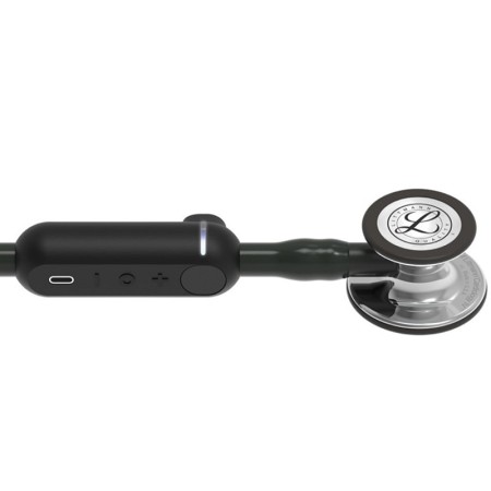 Stéthoscope numérique 3m littmann core - 8869 - noir - finitions miroir