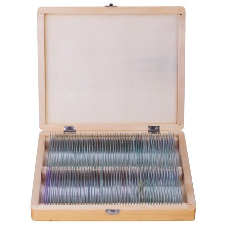 Set bresser prepared slides 100 stuks met doos