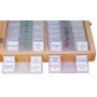 Bresser prepared slide set 100 pieces with box