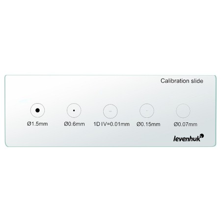 Calibration slide levenhuk med x/y