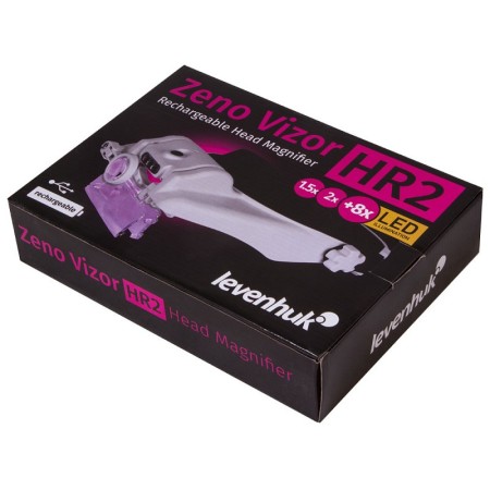 Zeno vizor hr2 levenhuk rechargeable front magnifier