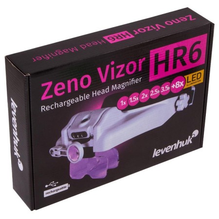 Zeno vizor hr6 levenhuk wiederaufladbare frontlupe