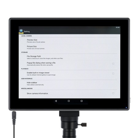 Levenhuk med d40t lcd digitale trinoculaire microscoop