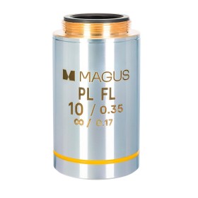 MAGUS 10PLFL 10х/0.35 FL objektív tervezése ∞/0.17