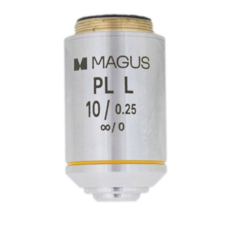 Objectif magus 10pll 10х/0.25 plan l wd 5 mm