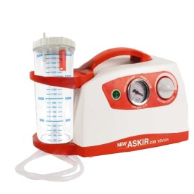 Aspirator chirurgical nou askir 230/12v br - cu baterie - borcan de 2 litri re 310211/01