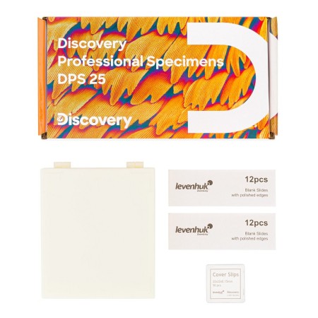 Set of micropreparations levenhuk discovery prof dps 25. "biology, birds, etc."