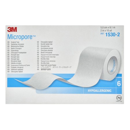 3m micropore 1530-1 papierová náplasť v rolke 5,1 cm x 9,14 m - 6 ks.