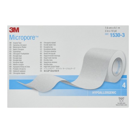 Micropore 3m 1530-3 - výška 76 mm x 9,14 m - 4 role