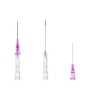 1-weg canulenaalden b.braun introcan safety 20gx32mm roze, zonder vinnen, in pur - 50 st.
