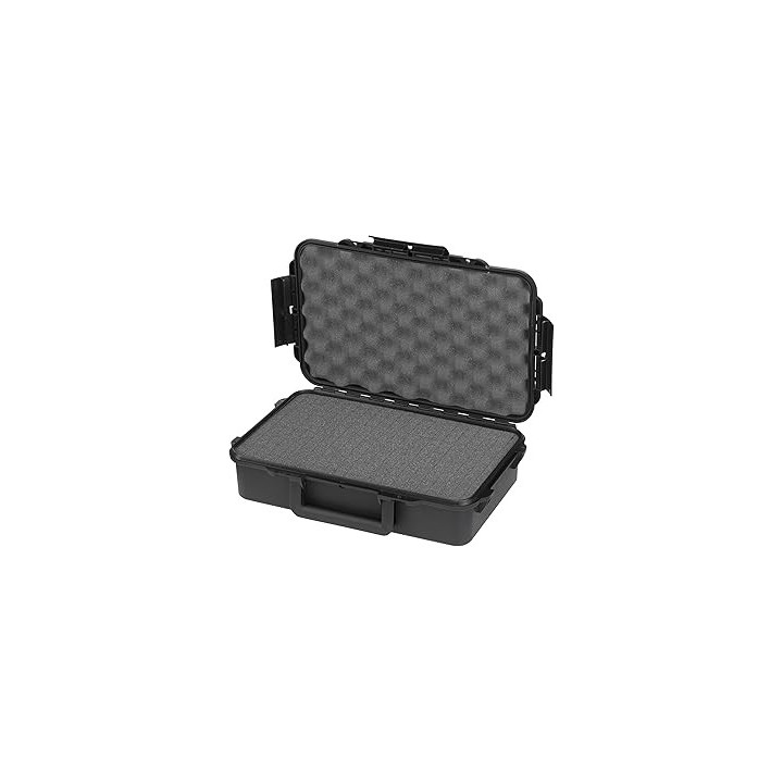 Airtight suitcase with pre-cubed sponge