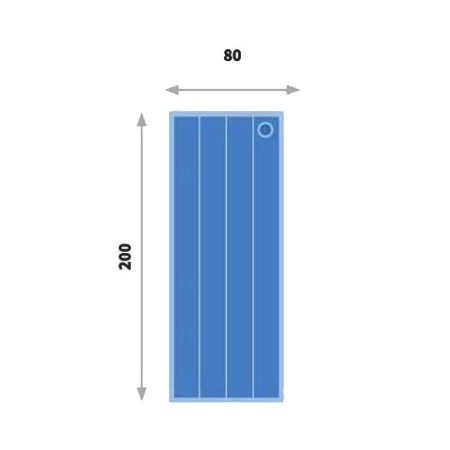 Bi-vacuum vakuum-positionierer - standard-vakuummatte, geschnitten cm 80x200