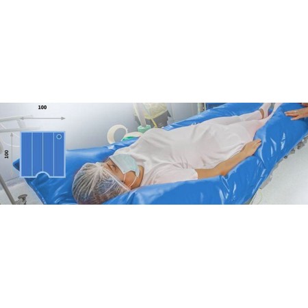 Matelas à dépression en forme de 4 chambres, sectionné 100x100 cm